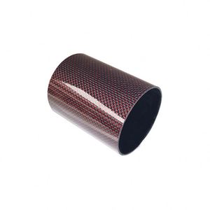 Tubo de Fibra de Carbono SHENYU 3K Rojo y Negro, Tejido Híbrido, 5mm de Grosor, Alto Brillo, Ligero, para Escape Automotriz - Product Image 2