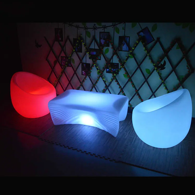 Sáng Ghế Chiếu Sáng Nội Thất Câu Lạc Bộ RGB Night Lamp Trang Trí Bar Seat Sofa Khách Sạn Patio Wedding Party Nội Thất