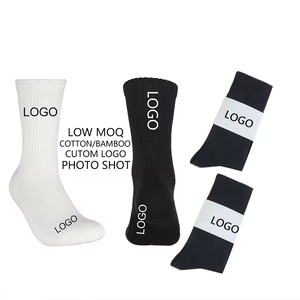 Chaussettes de sport de gymnastique athlétiques pour hommes personnalisables Chaussettes respirantes en coton transparent avec logo inférieur et logo personnalisé pour les jeunes - Product Image 5