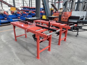 Wheeled Portable Single Blade Edger No Electricity Required Outdoor Sawmill Lumber Slab Edge <b>Trimming</b> Cutting <b>Machine</b> - Product Image 6