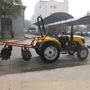 Çin Mini traktör 4WD çiftlik Ractor QLN 25HP 30HP 35HP 40HP 45HP 50HP Mini traktör satılık pulluk ile Zmbabwe