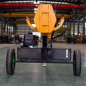 Forestry Machinery 6.5 <b>Log</b> Wood Splitting Machine Gasoline Hydraulic <b>Cutting</b> - Product Image 2