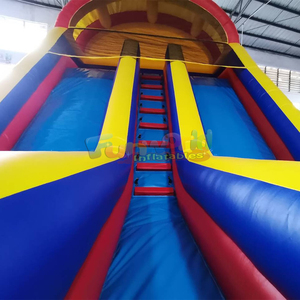 Dual lane commercial grade kids jumping bouncing castle tobogan inflable <b>inflatable</b> party slide - Product Image 3