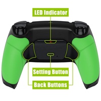 Kit de boutons de poignée caoutchoutés personnalisés, Mod FPC Remap Board Rise2.0 palettes arrière pour Ps5 poignée remplacer les accessoires de boutons