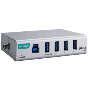 Hub USB Industrial Moxa UPort 204A de 4 Puertos con Indicador de Encendido - Product Image 2