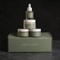 Emballage cosmétique personnalisé, boîte en carton ondulé simple paroi E-flute, style vert, boîte rigide haut de gamme pour expédition et envoi postal