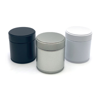 Vente en gros d'usine de boîte de conserve ronde hermétique pour bonbons thé chimique poudre de café boîte de conserve Matcha avec couvercle à vis