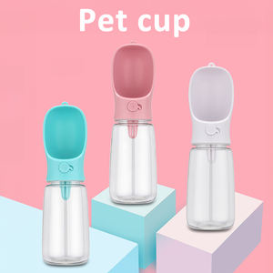 Üretici sızdırmaz Pet yavru besleme su şişeleri 350Ml 550Ml seyahat taşınabilir köpek içme suyu şişesi ile taşıma askısı - Product Image 1