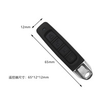 Télécommande universelle 433 MHz à 4 boutons pour porte de garage, portail électrique, duplicateur de clé, copie facile, clonage