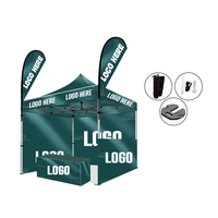 Auvent d'événement résistant aux UV imperméable d'impression personnalisée pliante promotionnelle tente Pop affichage fête logo mariage chapiteau gazebo tentes