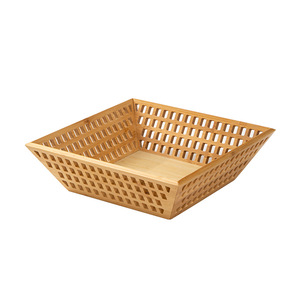 Wholesale bamboo hollow fruit and <b>vegetable</b> storage <b>baskets</b>, trays, snack plates, and bread <b>baskets</b> for living rooms. - Product Image 2