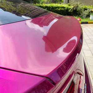 WRAPMASTER 1.52*17m Película Autoadhesiva de PVC para Envoltura de Automóviles, Color Rojo Torre, Alto Brillo, para Cambio de Color de Carrocería - Product Image 3