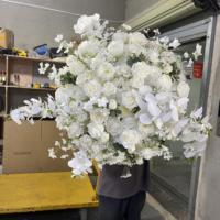Boules de fleurs artificielles à faible MOQ pour centres de table de mariage
