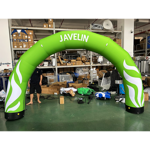 Model lengkungan tiup TPU ukuran kustom kualitas tinggi tahan lama untuk balapan olahraga dan promosi acara sistem kedap udara aman - Product Image 1