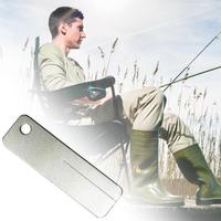 Aiguiseur d'hameçon de pêche Portable, pierre de diamant, hameçon de poisson outils d'affûtage couteau pierre à aiguiser porte-clés pour accessoires de pêche en plein air