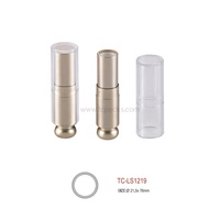 Tube cosmétique vide personnalisé avec logo, emballage carré en plastique pour rouge à lèvres, matériaux recyclés, OEM/ODM