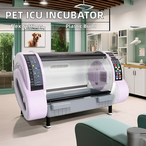 Incubadora de unidad de cuidados intensivos veterinarios (UCI) completamente automática para mascotas, perros y cachorros para diagnóstico en clínicas veterinarias de hospitales - Product Image 2