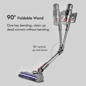 <span class=keywords><strong>Aspirador</strong></span> de motor sin escobillas ciclónico inalámbrico portátil con filtración HEPA para alfombra, piso, coche y Hotel, uso húmedo/seco - Product Image 2