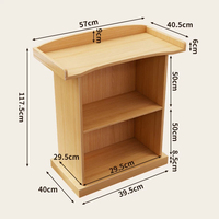 Muebles para Áreas Públicas Escolares, Podio Moderno de Madera, Púlpito de Iglesia, Atril para Profesores, para Aulas, Salones e Iglesias