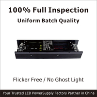 Iluminación LED Pequeña HRGS-100-12 de Fábrica, 100W, Regulable 0-10V, Cable Blindado de 2 Núcleos, Sin Parpadeo 0V, Protección Contra Cortocircuitos, IP20