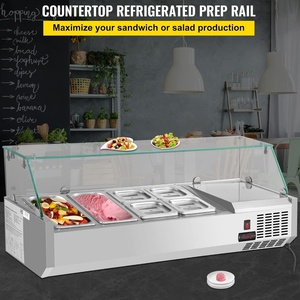 Bảng Top salad Bar Prep Countertop salad Bar tủ lạnh hiển thị truy cập hàng đầu salad Bar Cooler - Product Image 2