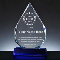 Trophée personnalisable avec texte, logo, photo pour entreprise, trophée en acrylique pour adultes, étudiants, salle de classe
