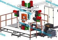 Nouveau système de refroidissement à roue hydraulique inversée haute efficacité avec moteur pour la circulation du liquide de refroidissement des machines CNC à soupapes à bille