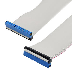 Cable de Extensión Personalizado IDC ATA de 40 Pines y 30 AWG, Conector IDE, Cable Plano Gris - Product Image 3