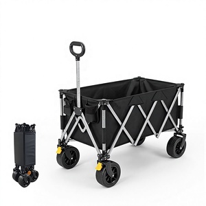 Chariot de <span class=keywords><strong>camping</strong></span> pliable à dégagement rapide pour l'extérieur, grande capacité, avec roues tout-terrain, pratique pour le <span class=keywords><strong>camping</strong></span>, les pique-niques et la pêche, à traction manuelle - Product Image 6