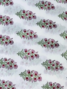 Bolsa de maquillaje con estampado de bloques acolchados de algodón grande, bolsa de cosméticos hecha a mano, organizador de artículos de tocador, bolsa de cosméticos de viaje de gran capacidad - Product Image 5