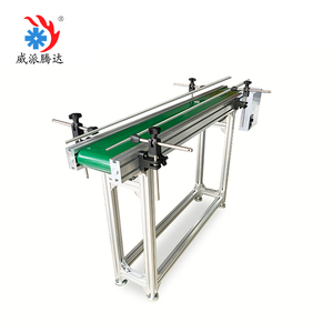 Mini convoyeur à bande en aluminium pour le <span class=keywords><strong>transport</strong></span> de petits <span class=keywords><strong>colis</strong></span> avec déflecteurs latéraux pour système de convoyage - Product Image 6