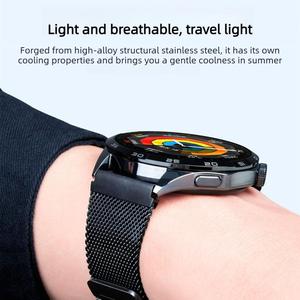 Bracelet de montre magnétique en acier inoxydable en forme de I pour <span class=keywords><strong>Huawei</strong></span> Watch <span class=keywords><strong>GT</strong></span> <span class=keywords><strong>Runner</strong></span> 2 - Product Image 3