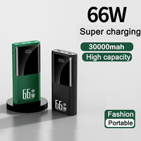 Batterie PD 30000mAh Banque d'alimentation à charge rapide 66W pour téléphones mobiles et 5V 9V 12V Électronique 20W Puissance de sortie