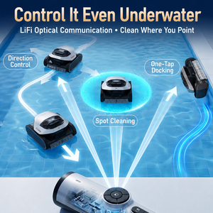 Limpiador Robótico de Piscinas Automático Inalámbrico Z1Pro con Triple Motor sin Escobillas, Escalador de Paredes y Mapeo Inteligente para Piscinas Enterradas 4 - Product Image 4