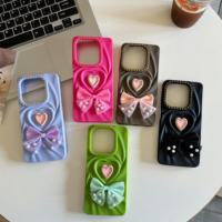 Coque de téléphone TPU de luxe 3D Love Heart Design pour Infinix Couvertures de logo personnalisé de haute qualité pour les filles