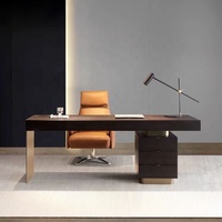 Bureau d'ordinateur minimaliste mobilier de bureau à domicile mobilier de bureau de direction moderne