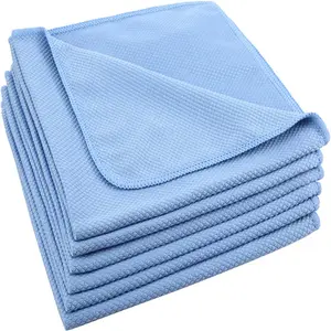 Lint Free 100% Microfiber Non Woven Kitchen Cleaning Cloth Dish Washing Rags 60gsm 80gsm 100gsm 120gsm