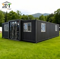 Maisons préfabriquées modulaires en conteneurs extensibles de 40 pieds et 20 pieds, personnalisation ODM OEM, maisons mobiles miniatures prêtes à être expédiées