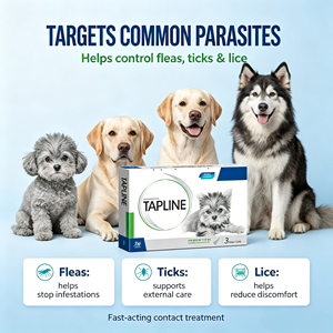 Gotas Antiparasitarias de Amplio Espectro <span class=keywords><strong>para</strong></span> <span class=keywords><strong>Perros</strong></span> y Gatos, Marca Privada OEM de Fábrica China, Venta al Por Mayor - Product Image 3