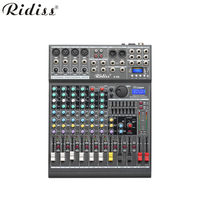 Console de mixage numérique TX Series 8 12 16 canaux, entrées XLR RCA TRS, connectivité USB Bluetooth, effet de réverbération pour conférence