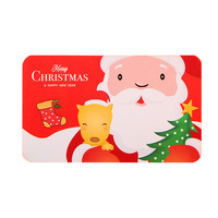 Carte à gratter de style nouveau pour Noël, cadeaux personnalisés à gagner, impression numérique, revêtement UV à gratter