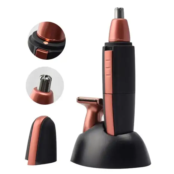 waterproof Battery operated DC motor Nose and Ear Trimmer