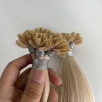 Extensions de cheveux Remy 100g en gros, alignées sur les cuticules, double tirage, sans nœuds, sans perte, pointe Nano Ring, cheveux mongols teints
