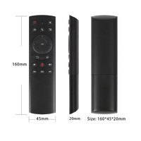 Chipwelldone G20S Télécommande vocale intelligente Mini clavier de souris Fly Air sans fil pour Android TV Box G20S pour Gyro IR Learning 2.4G RF