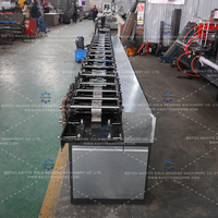 Ligne de production de portes enroulables en acier robuste avec système de découpe hydraulique, machine de formage de portes enroulables