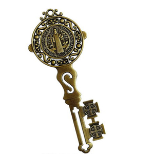 Logo personalizzato bomboniere matrimonio scheletro chiave apribottiglie <span class=keywords><strong>film</strong></span> Prop medaglia chiave - Product Image 6