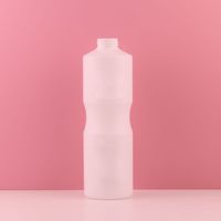 Bouteille en plastique HDPE blanche 1 Litre, savon liquide de soins personnels, lavage des mains, emballage, Lotion, pompe, distributeur, conteneur PE, bouteilles vides