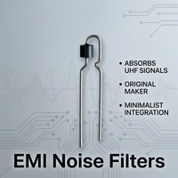Filtre anti-bruit à noyau d'interférence électromagnétique BEAD, faible coût, suppression du bruit haute fréquence, modèle FBS RH254508-WT ESD