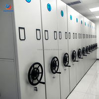 Système de rayonnage mobile électrique haute technologie pour stockage d'archives lourds en acier pour salle de serveurs informatiques
