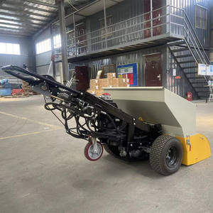 Machine à pavés puissante pour l'extérieur, mini finisseur de chaussée de 1 mètre, godet de 150 L, prix avantageux - Product Image 4